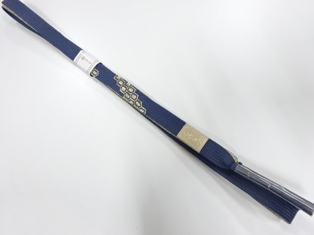 JAPANESE KIMONO / UNUSED KOREI HAND-TIED OBIJIME